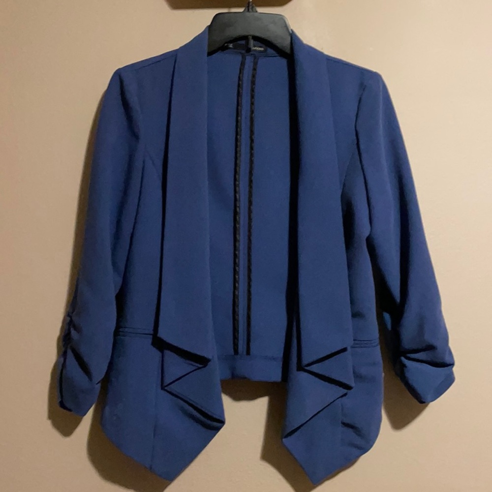 Deep blue blazer. Size medium. Brand Maurices.